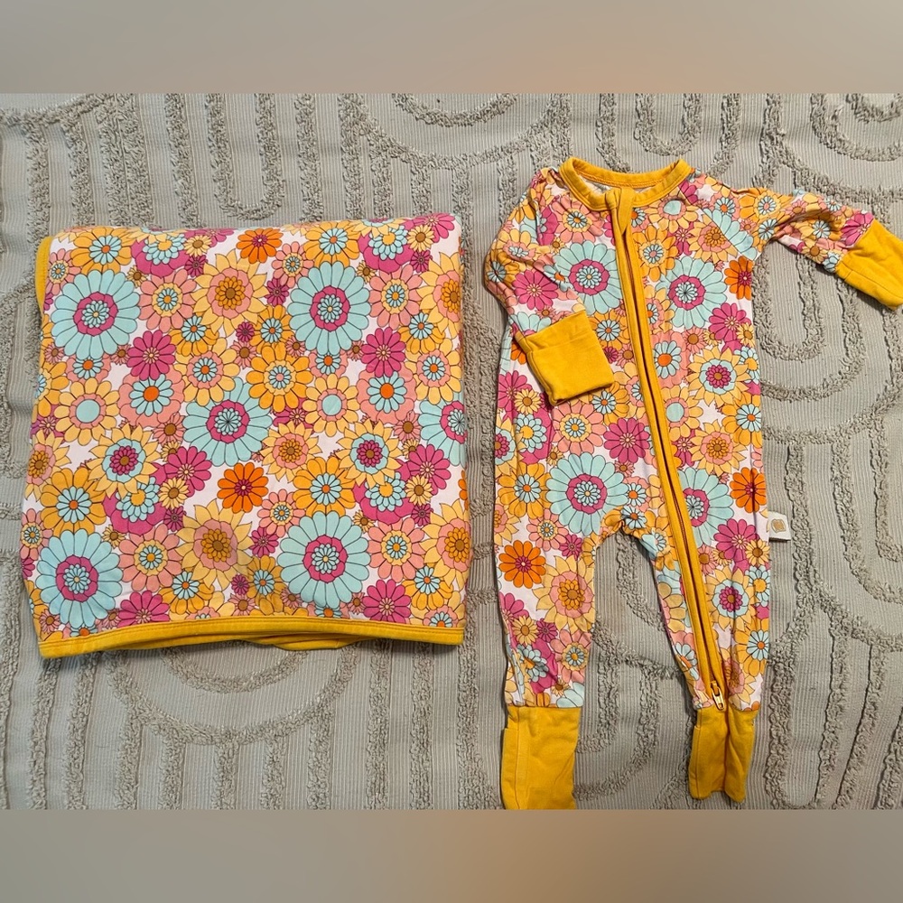 Toast + Jams | Bamboo Blanket and Romper